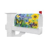 Blue & Yellow Butterflies Mailbox Cover | Mailbox Covers