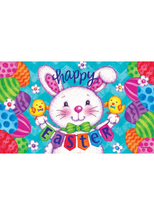 Bunny and Eggs Doormat | Decorative Doormats | MatMates