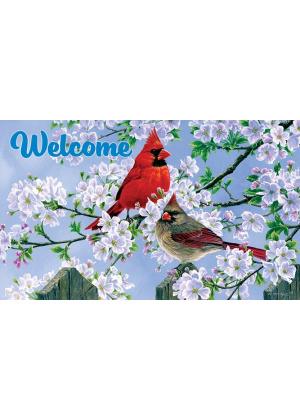 Cardinal Couple Doormat | Decorative Doormats | MatMates