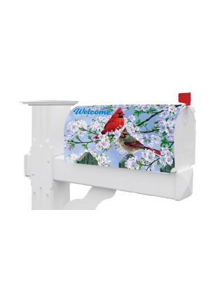 Cardinal Couple Mailbox Cover | Mailbox Wraps | Mailbox Covers