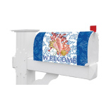 Conch & Coral Mailbox Cover | Mailbox Covers | Mailbox Wraps