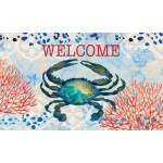 Crab and Coral Doormat | Decorative Doormat | MatMate | Doormat