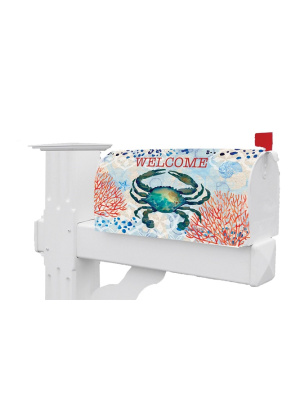 Crab and Coral Mailbox Cover | Mailbox Covers | Mailbox Wraps