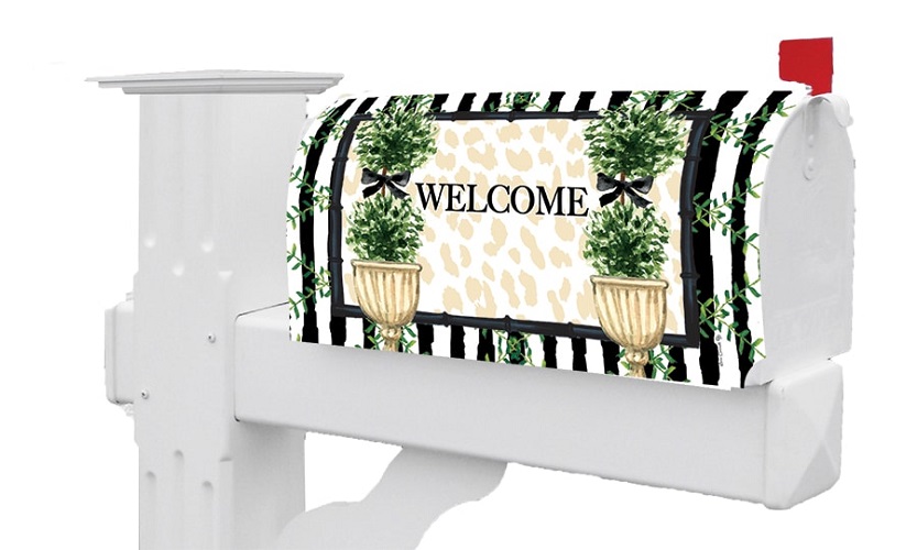 Double Topiary Mailbox Cover | Mailbox Wraps | Mailbox Covers