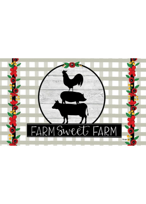 Farm Sweet Farm Doormat | MatMates | Decorative Doormats