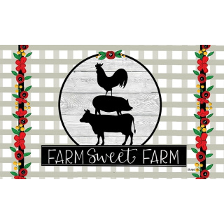 Farm Sweet Farm Doormat | MatMates | Decorative Doormats