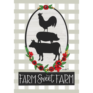 Farm Sweet Farm Flag | Farmhouse Flags | Double Sided Flags