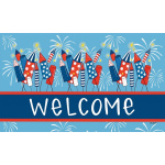 Fireworks Doormat | Decorative Doormats | MatMates | Door Mats