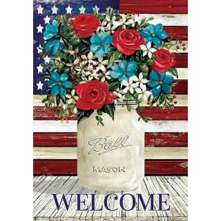 Flag Florals Flag | Patriotic Flags | 4th of July Flags | Cool Flags