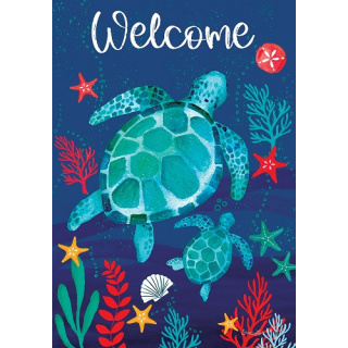 Floating Turtles Flag | Summer Flags | Two Sided Flags | Cool Flag