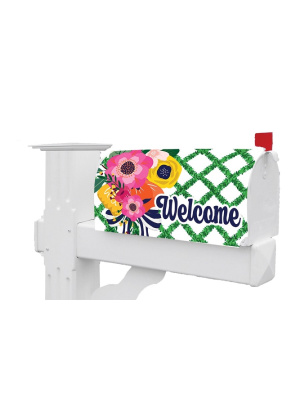 Floral Lattice Mailbox Cover | Mailbox Wraps | Mailbox Covers