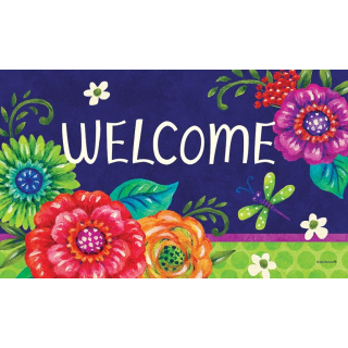 Full Bloom Doormat | Decorative Doormats | MatMates | Door Mats