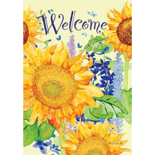 Happy Sunflowers Flag | Spring Flags | Welcome Flags | Cool Flag