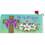 He is Risen Cross Mailbox Cover | Mailbox Covers | Mailbox Wraps