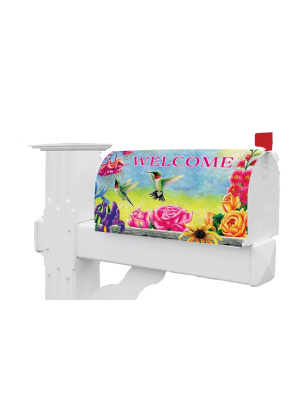 Hummingbirds Flutter Mailbox Cover | MailWraps | Mailbox Covers