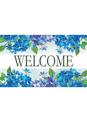 Hydrangeas Welcome Doormat | Decorative Doormats | MatMates