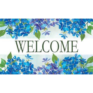 Hydrangeas Welcome Doormat | Decorative Doormats | MatMates