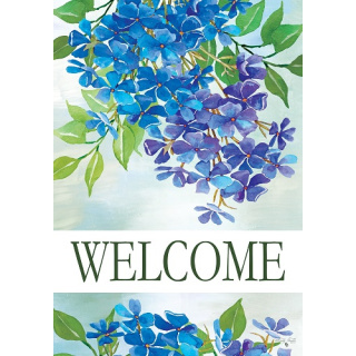 Hydrangeas Welcome Flag | Spring Flags | Welcome Flags