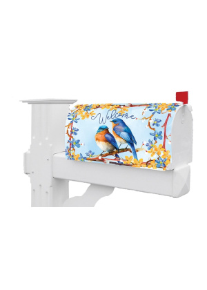 Lovely Bluebirds Mailbox Cover | Mailbox Wraps | Mailbox Covers