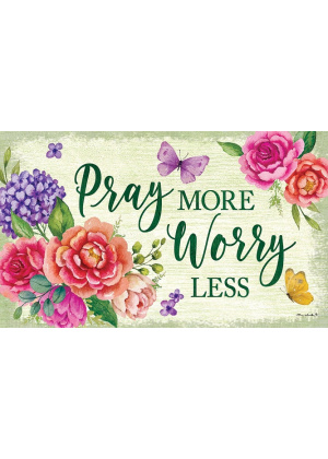 Pray More Doormat | Decorative Doormats | MatMates | Door Mats