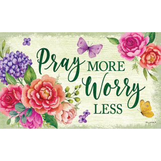 Pray More Doormat | Decorative Doormats | MatMates | Door Mats