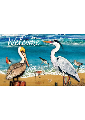 Shore Birds Doormat | Decorative Doormats | MatMates | Doormats
