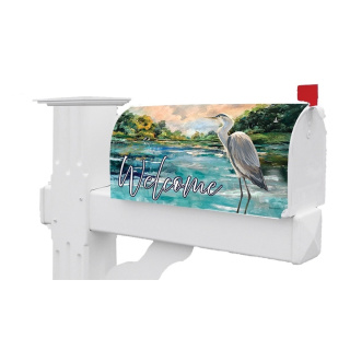 Stately Heron Mailbox Cover | Mailbox Covers | Mailbox Wraps