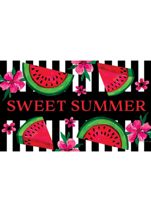 Watermelon Stripes Doormat | Decorative Doormats | MatMates