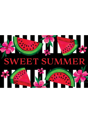 Watermelon Stripes Doormat | Decorative Doormats | MatMates