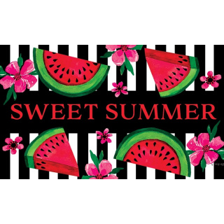 Watermelon Stripes Doormat | Decorative Doormats | MatMates