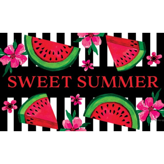 Watermelon Stripes Doormat | Decorative Doormats | MatMates
