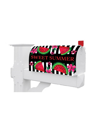 Watermelon Stripes Mailbox Cover | Mailbox Cover | Mailbox Wrap