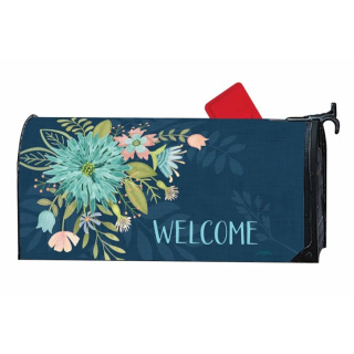 Floral Reflection Mailbox Cover | Mailbox Covers | MailWraps