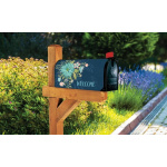 Floral Reflection Mailbox Cover Image