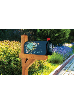 Floral Reflection Mailbox Cover Image