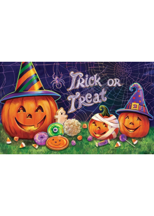 Happy Pumpkins Doormat | Decorative Doormats | MatMates