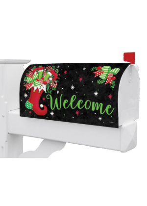 Jolly Stocking Mailbox Cover | Mailbox Covers | Mailbox Wraps