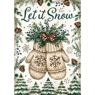Mittens and Pinecones Flag | Winter Flags | House Flag | Cool Flag