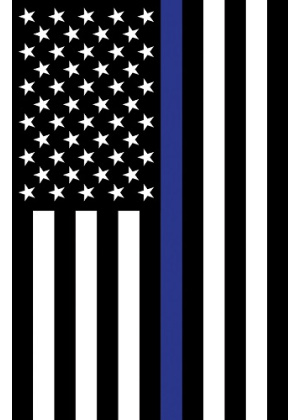 Police Support Flag | Applique Flags | Inspirational Flags