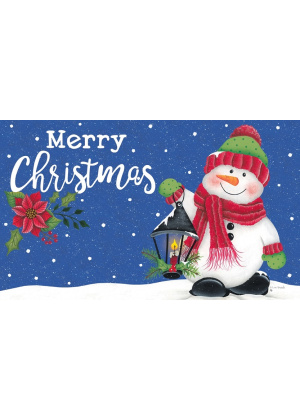 Snowman Lantern Doormat | Decorative Doormats | MatMates