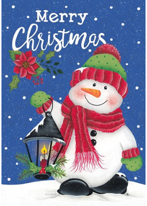 Snowman Lantern Flag | Christmas Flags | Snowman Flags