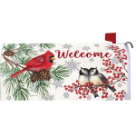 Winter Birds Mailbox Cover | Mailbox Covers | MailWraps