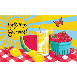 Sunny Watermelon Doormat | Decorative Doormats | MatMates