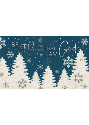 Be Still Christmas Doormat | Decorative Doormats | MatMates