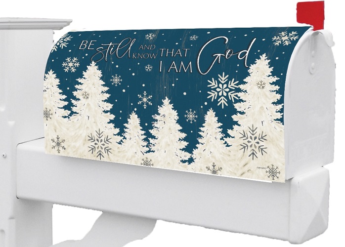 Be Still Christmas Mailbox Cover Be Still Christmas Mailbox Cover | Mailbox Covers | MailWraps