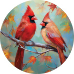 Cardinal Couple Stepping Stone | Stepping Stones | Pavers