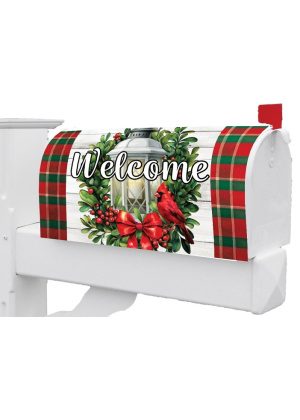 Cardinal Lantern Mailbox Cover | Mailbox Covers | Mailbox Wraps