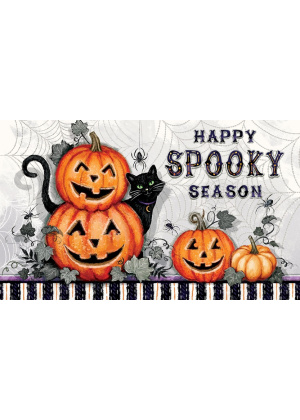Cat & Pumpkins Doormat | Decorative Doormats | MatMates