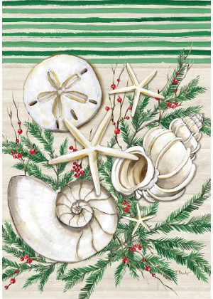 Christmas Shells Flag | Two Sided Flags | Christmas Flags
