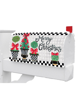 Christmas Topiary Mailbox Cover | Mailbox Covers | Mailbox Wraps